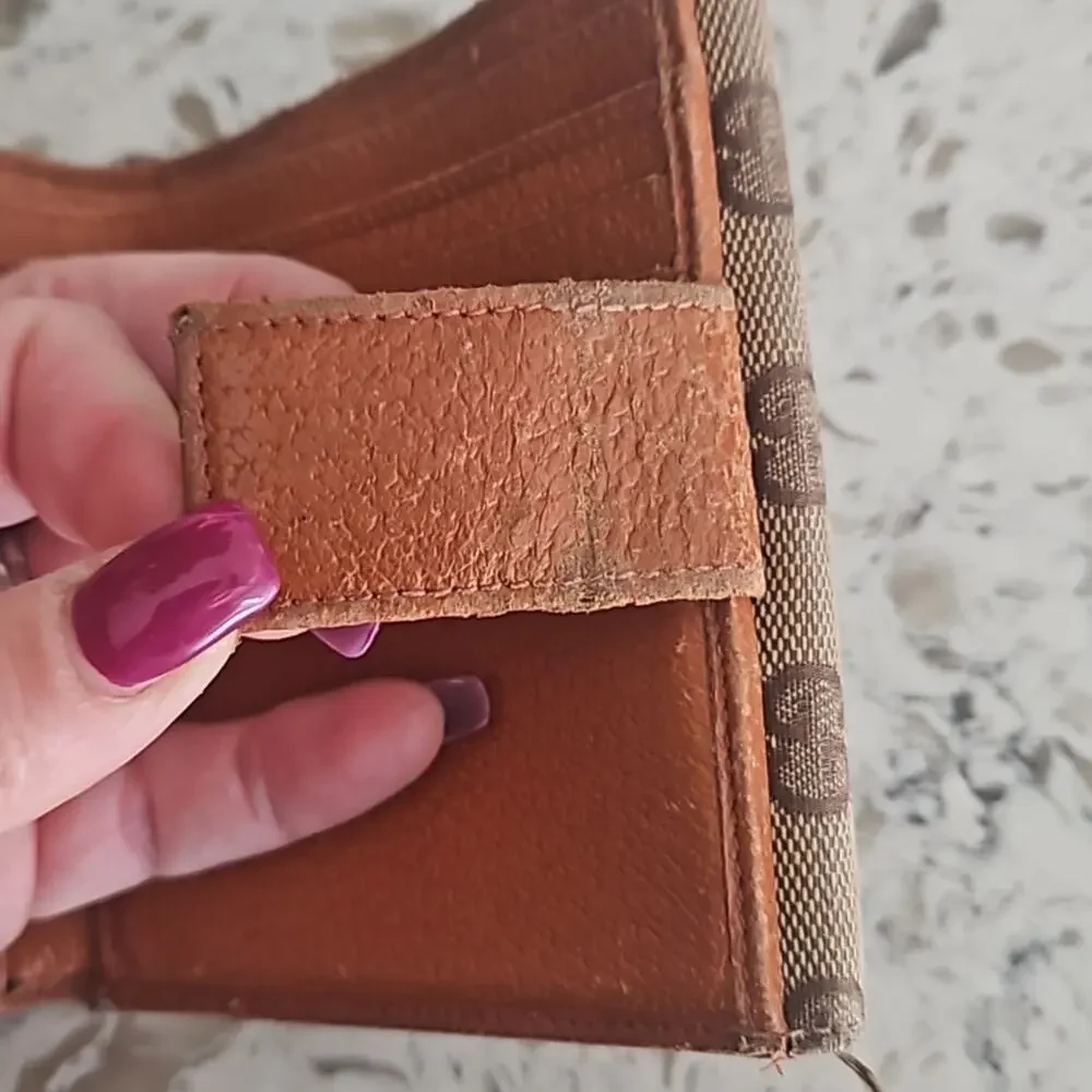 Gucci Beige Canvas Bifold Monogram Wallet - Unisex - Picture 4 of 13